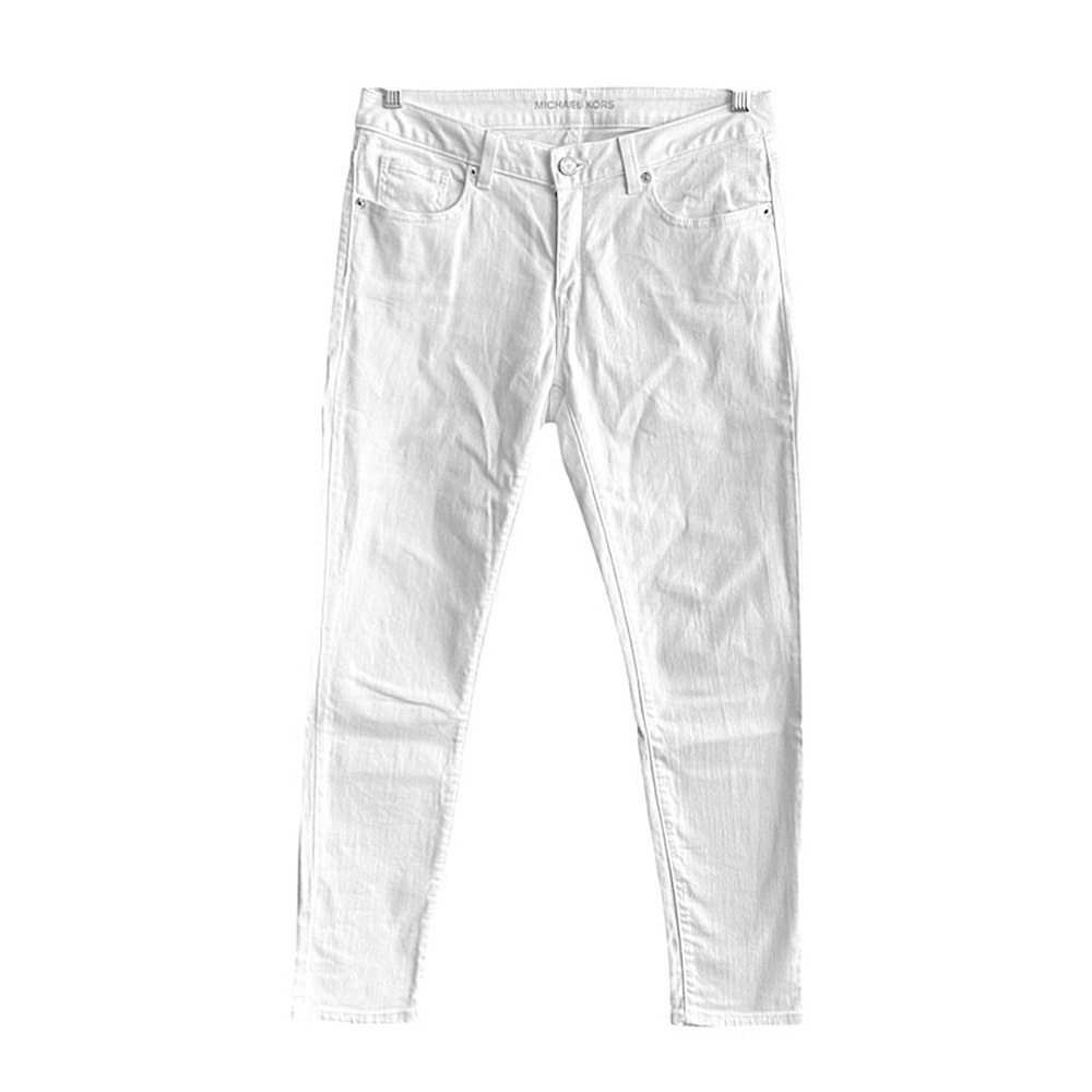 Michael Kors Ankle Jeans White Denim Size 6
